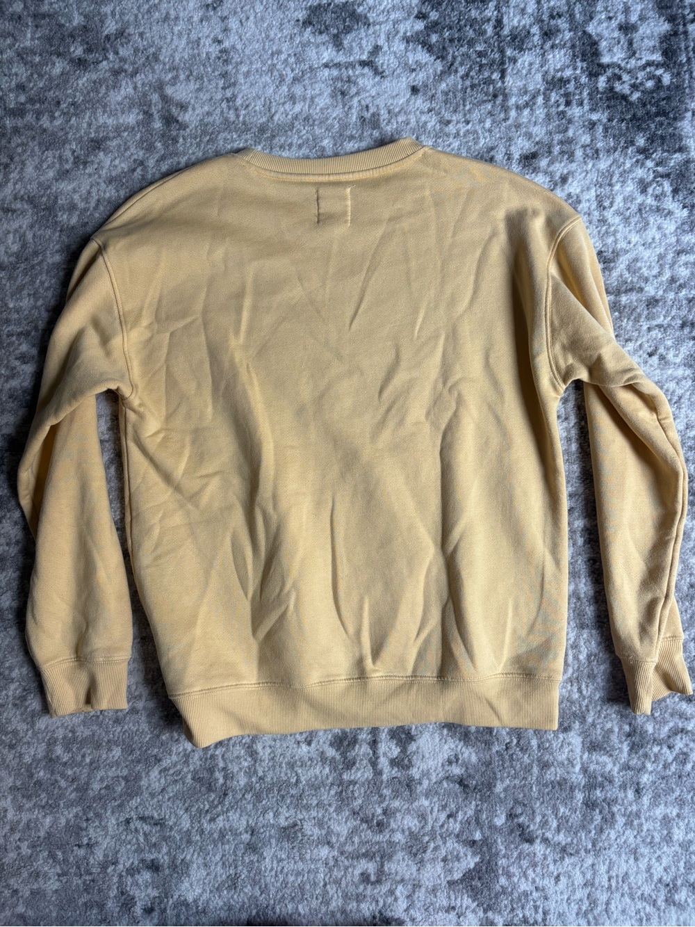 Billabong Yellow Peace & Love Graphic Crewneck - Picture 2 of 4